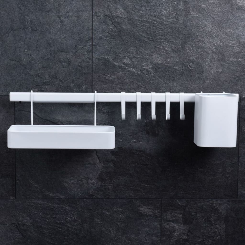 Excellent Houseware Houseware 8-delige Keukenorganizer zwart