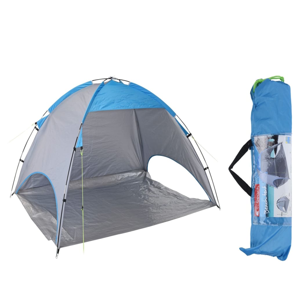 Probeach Probeach Strandtent 220x120x115 cm blauw en grijs