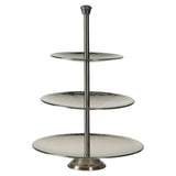 Excellent Houseware Houseware Etagère 3-laags 36,5 cm roestvrij staal