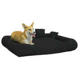 VidaXL Hondenbed met kussens 115x100x20 cm oxford stof zwart