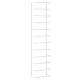 VidaXL Handdoekenrek 24x12x96 cm staal wit