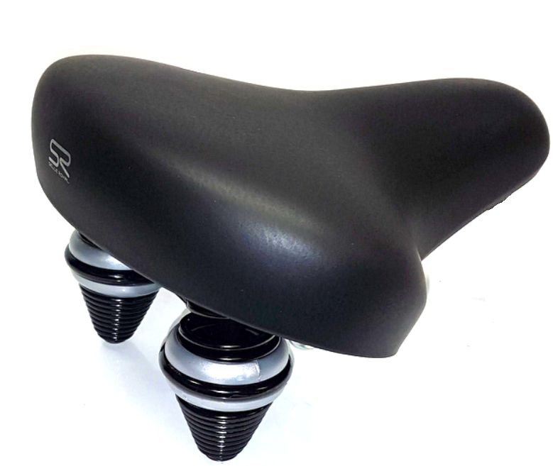 Royal selle 8965 zadel zwart met drifterveren en strop zwart bulk