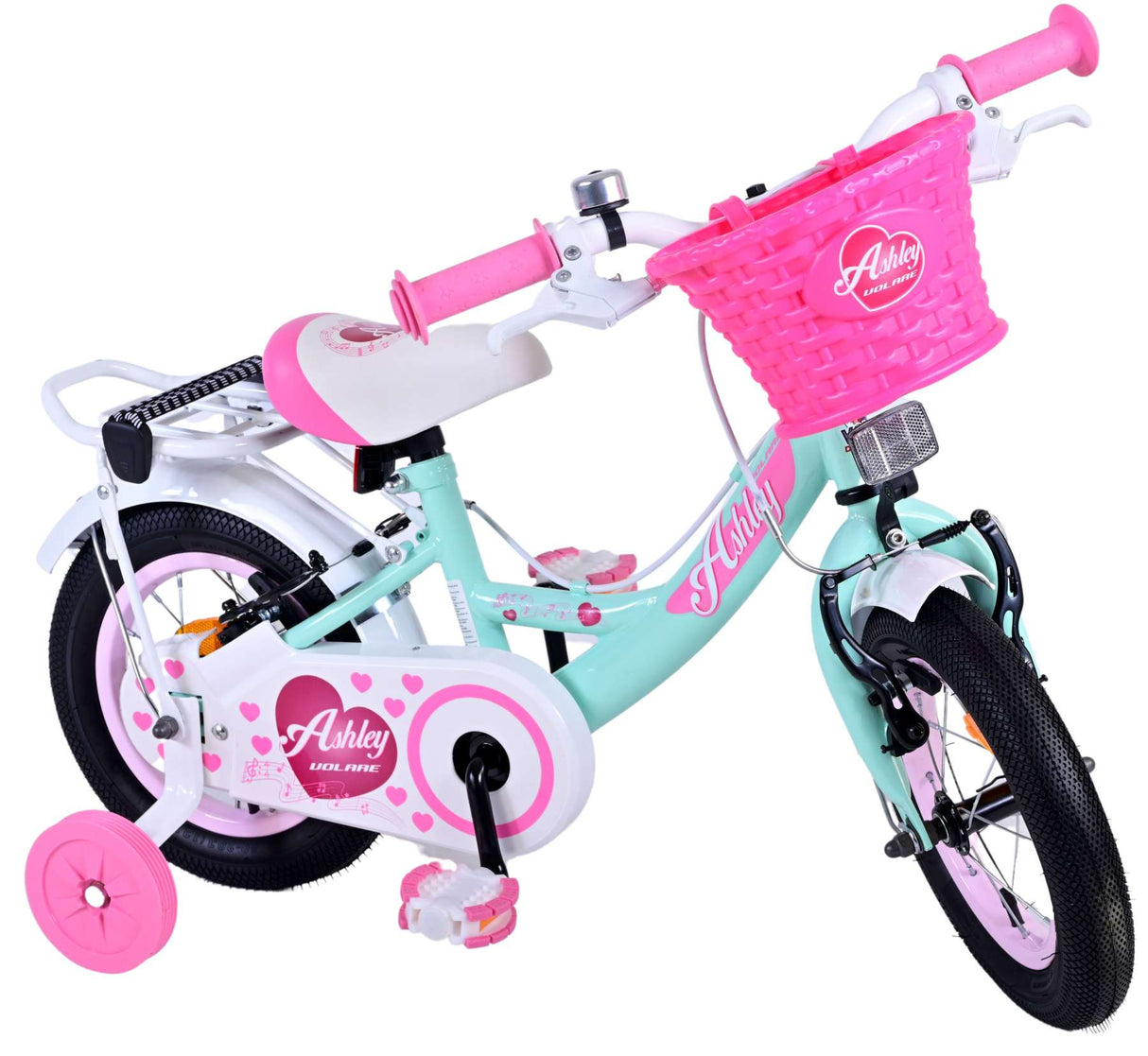 Volare Ashley Kinderfiets Meisjes 12 inch Groen Twee handremmen