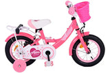 Volare Ashley Kinderfiets Meisjes 12 inch Roze Rood Twee handremmen