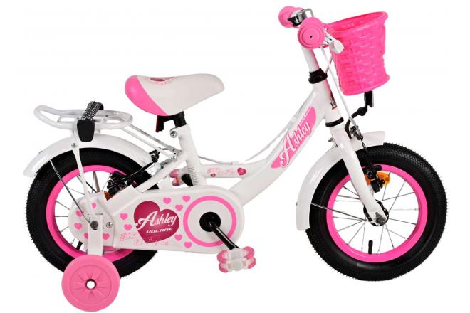 Volare Ashley Kinderfiets Meisjes 12 inch Wit Twee handremmen