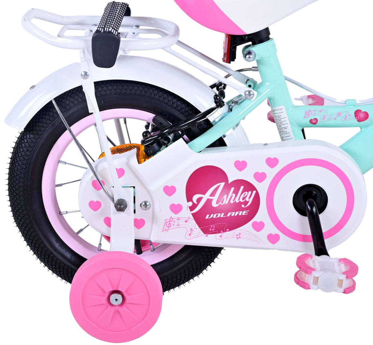Volare Ashley Kinderfiets Meisjes 12 inch Groen Twee handremmen