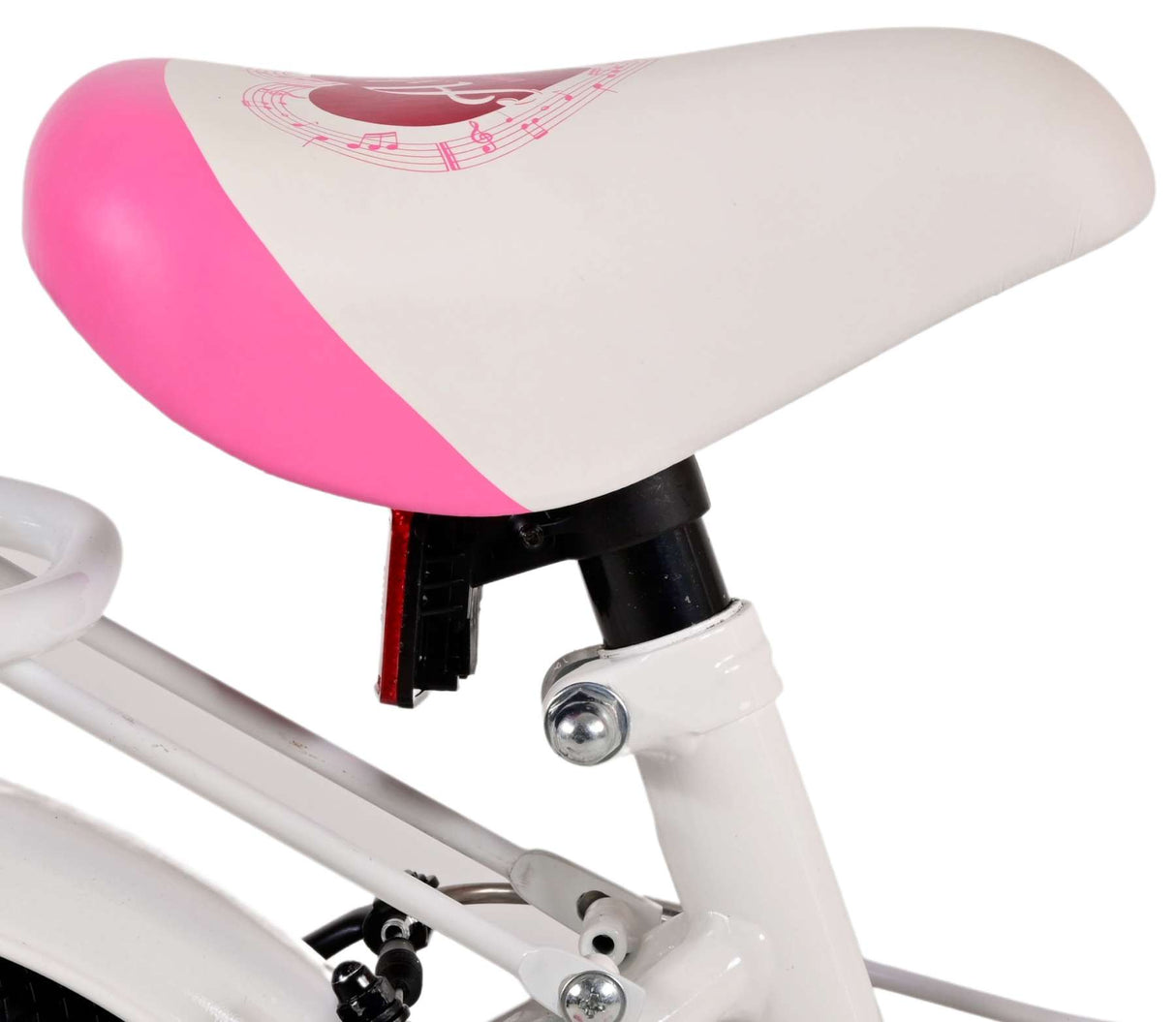 Volare Ashley Kinderfiets Meisjes 12 inch Wit Twee handremmen