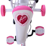 Volare Ashley Kinderfiets Meisjes 14 inch Wit Twee Handremmen