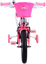 Volare Ashley Kinderfiets Meisjes 14 inch Roze Rood Twee Handremmen