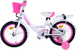 Volare Ashley Kinderfiets Meisjes 16 inch Wit Twee Handremmen