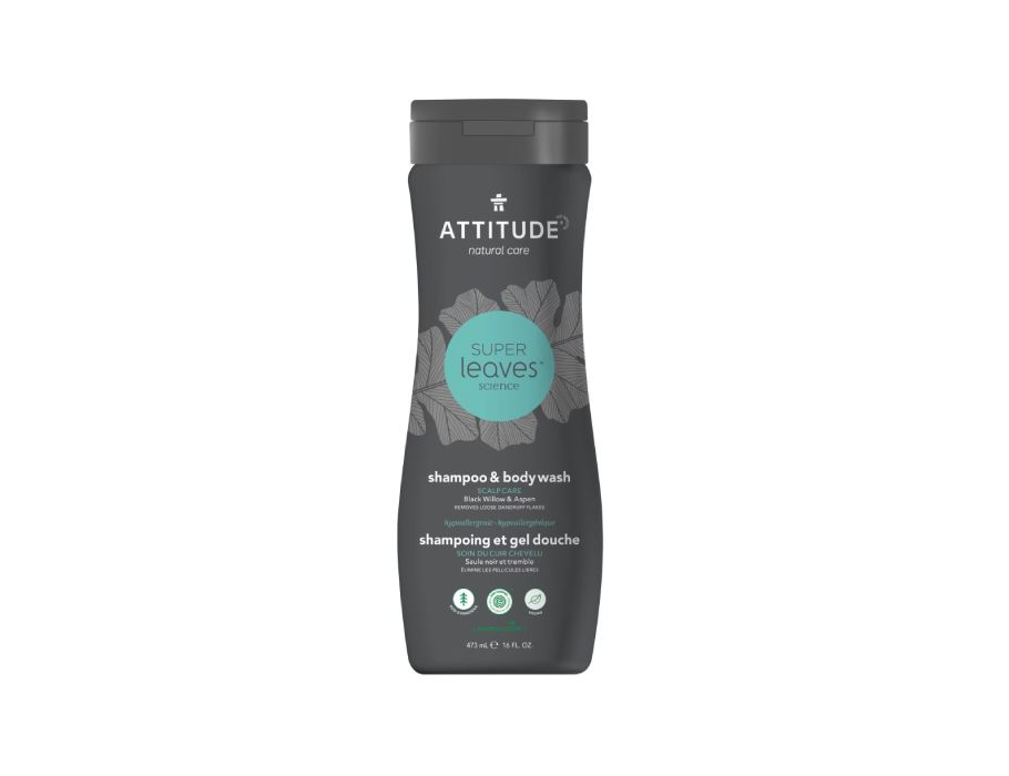 Attitude Super Leave Shampoo Douchegel voor MannenScalp Care