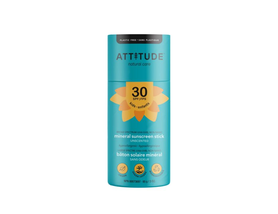 Attitude Zonnebrandstick Baby Kind SPF 30 Ongeparfumeerd