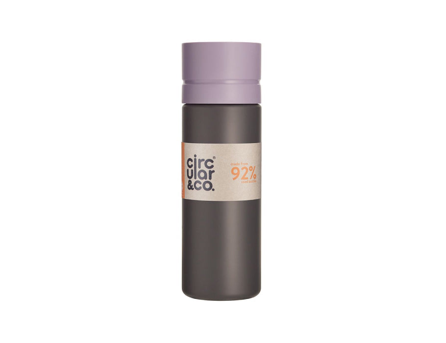 Circular Co. Circular Bottle 600 ml Zwart Paars