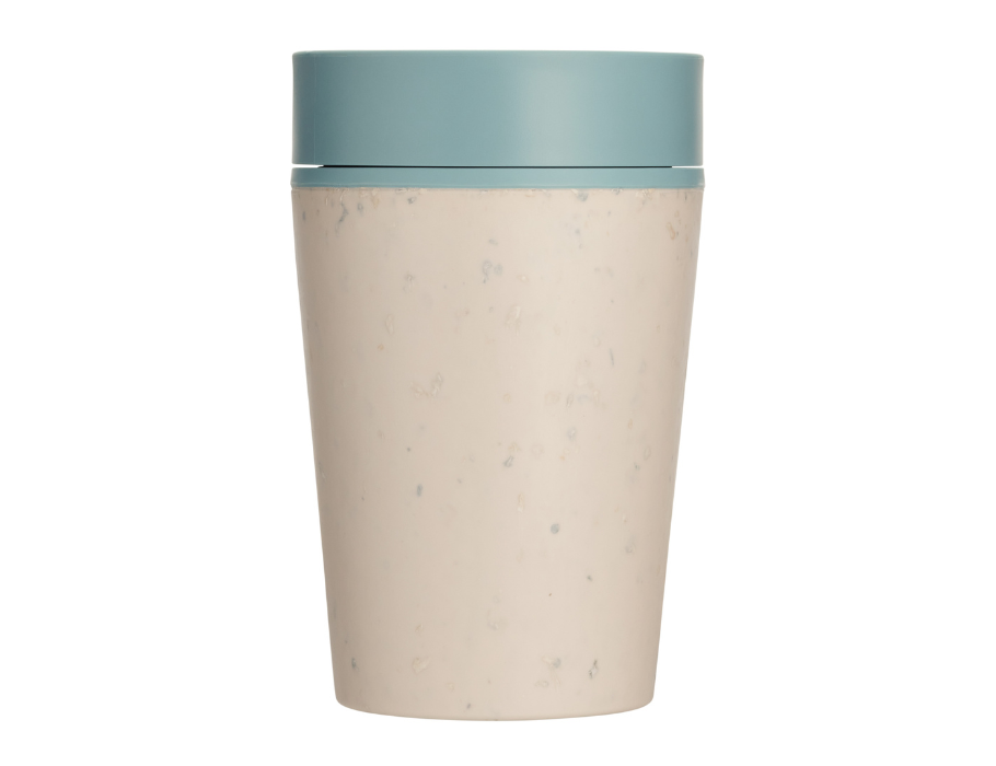 Circular Co. Koffiebeker Circular Cup 227 ml Creme Blauw