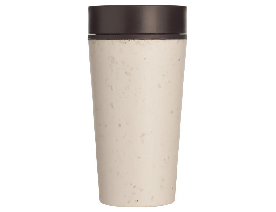 Circular Co. Koffiebeker Circular Cup 340 ml Creme Zwart