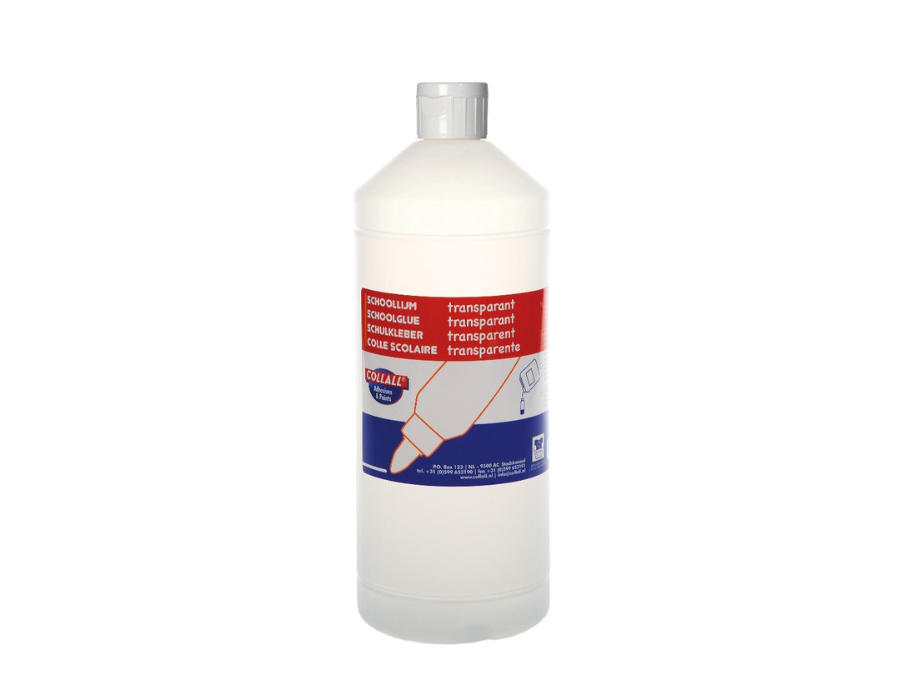 Collall Schoollijm Transparant 1L