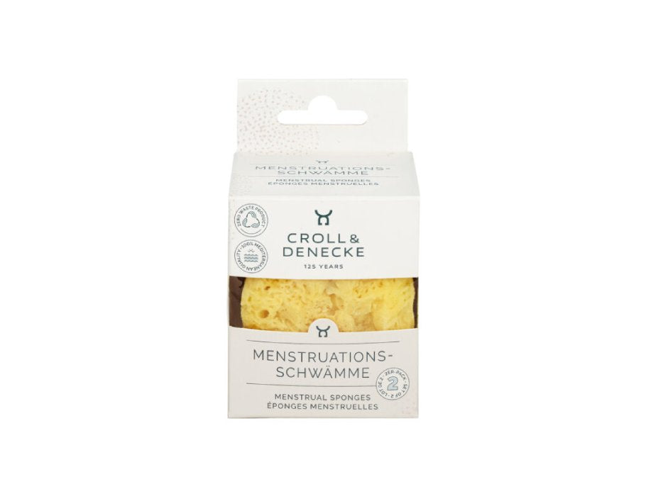 Croll Denecke Natuurlijke Menstruatiesponsjes 2 Stuks