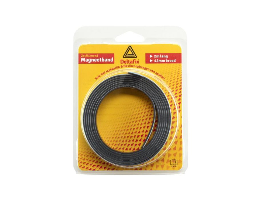 Deltafix Magneetband Zelfklevend 2 meter 12mm x 2mm