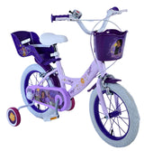 Wish Wish Wish Kinderfiets Meisjes 14 inch Paars Twee handremmen