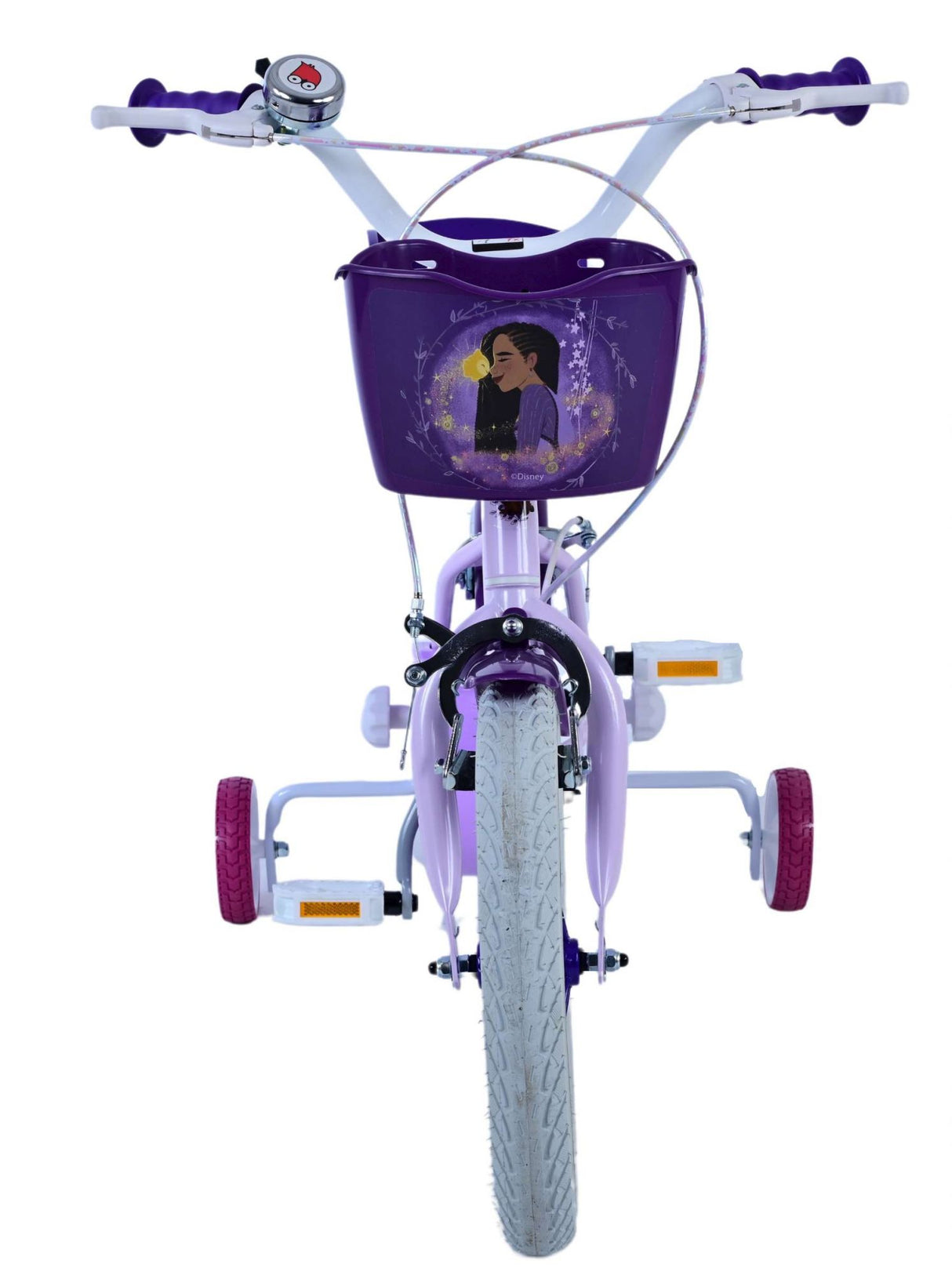 Wish Wish Wish Kinderfiets Meisjes 14 inch Paars Twee handremmen