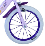 Wish Wish Wish Kinderfiets Meisjes 16 inch Paars Twee handremmen