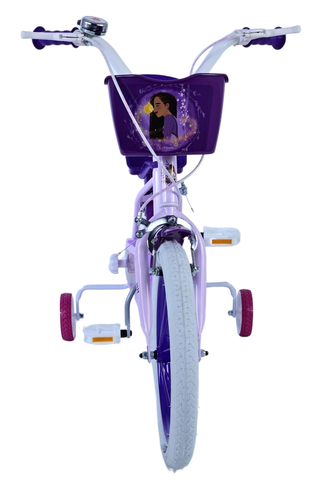 Wish Wish Wish Kinderfiets Meisjes 16 inch Paars Twee handremmen