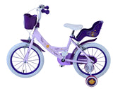 Wish Wish Wish Kinderfiets Meisjes 16 inch Paars Twee handremmen