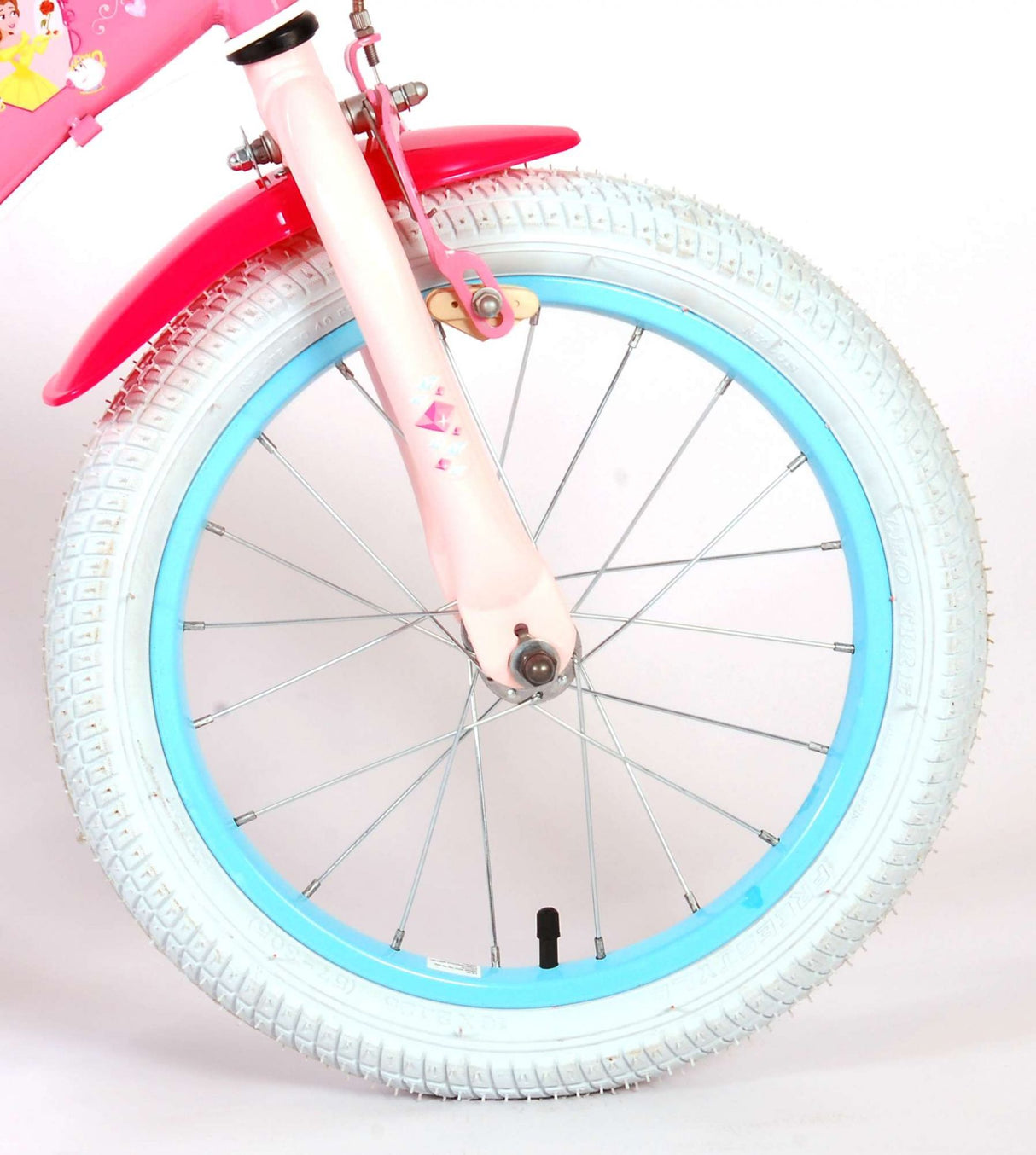 Disney Princess Kinderfiets Meisjes 16 inch Roze Twee Handremmen