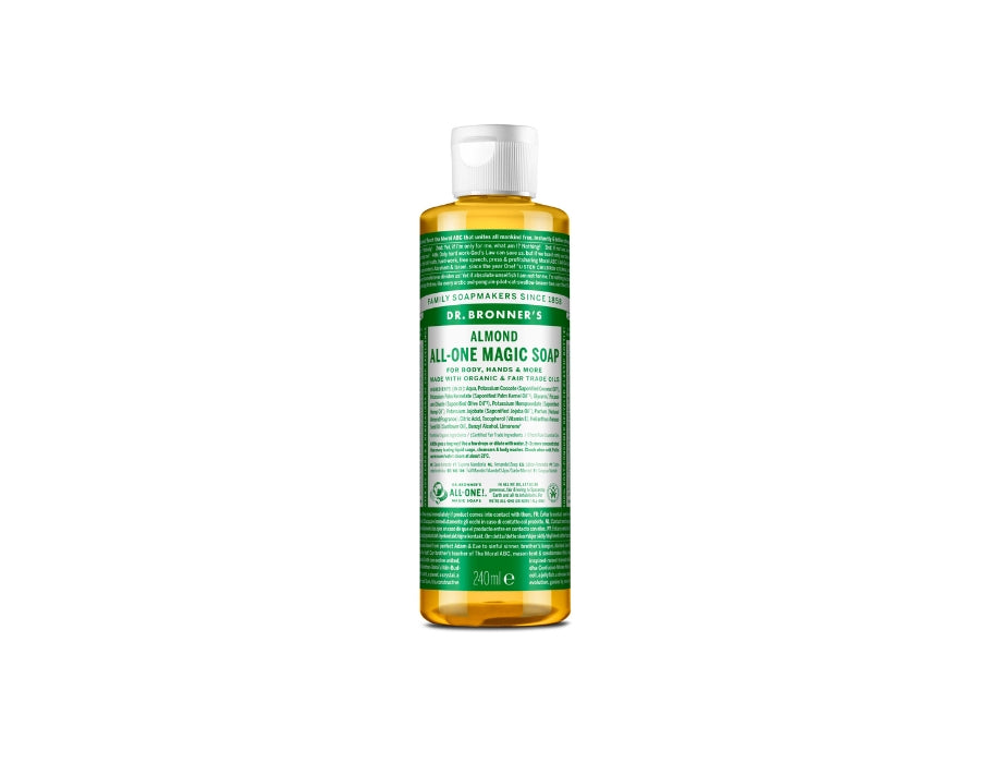 Dr. Bronner's Vloeibare Zeep Pure Castile Amandel 240 ml