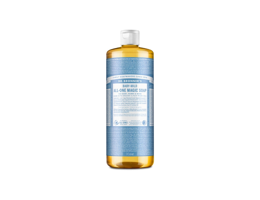 Dr. Bronner's Vloeibare Zeep Pure Castile Baby Parfumvrij 945 ml
