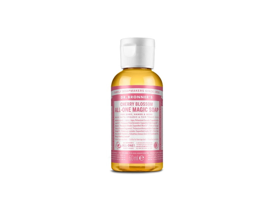 Dr. Bronner's Vloeibare Zeep Pure Castile Cherry Blossom 60 ml
