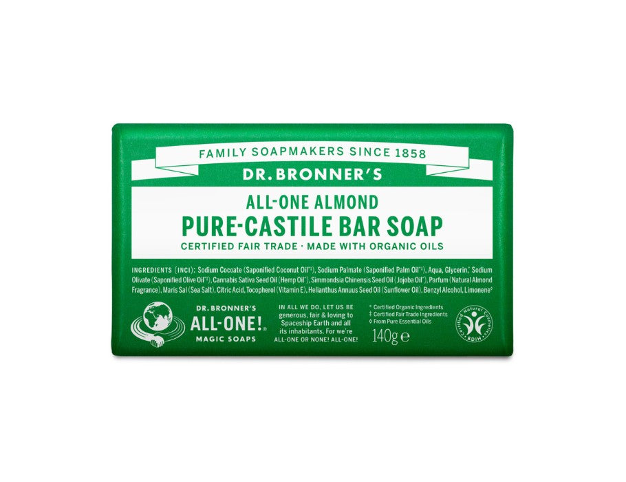 Dr. Bronner's Zeepblok Pure Castile Amandel