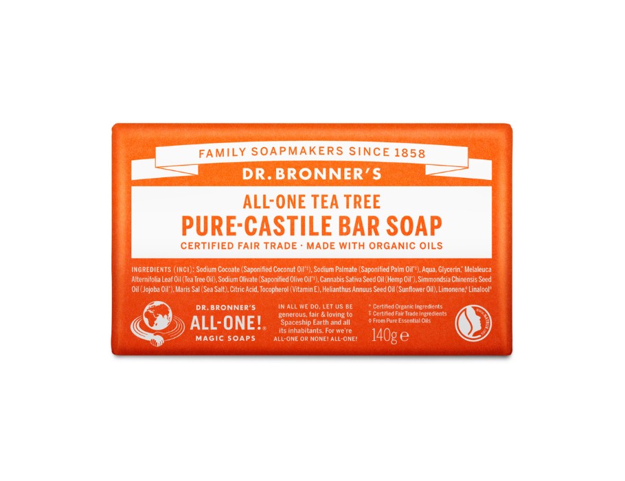 Dr. Bronner's Zeepblok Pure Castile Tea Tree