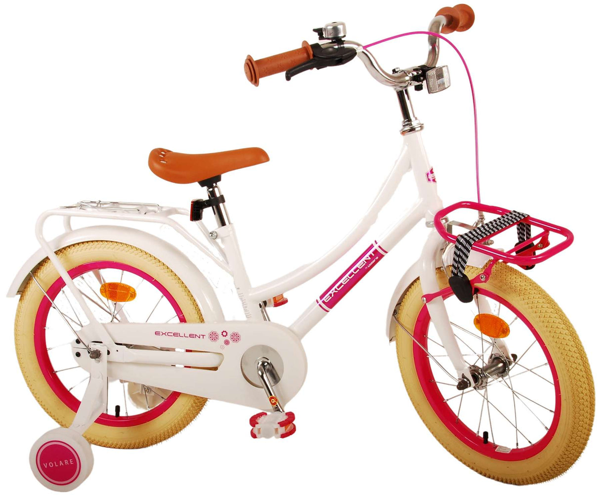 Volare Volare Kinderfiets Meisjes 16 inch Wit95% afgemonteerd