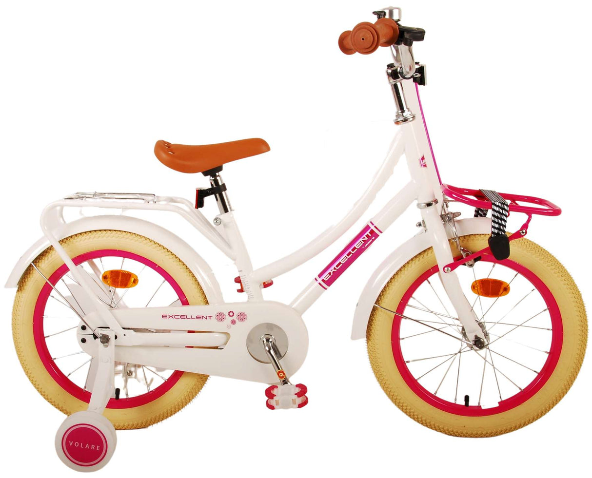 Volare Volare Kinderfiets Meisjes 16 inch Wit95% afgemonteerd