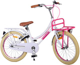 Volare Volare Kinderfiets Meisjes 20 inch Wit Twee handremmen