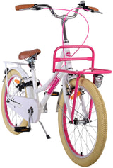 Volare Volare Kinderfiets Meisjes 20 inch Wit Twee handremmen