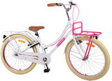 Volare Volare Kinderfiets Meisjes 24 inch Wit Twee handremmen