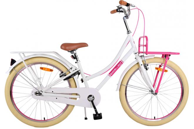 Volare Volare Kinderfiets Meisjes 24 inch Wit Twee handremmen