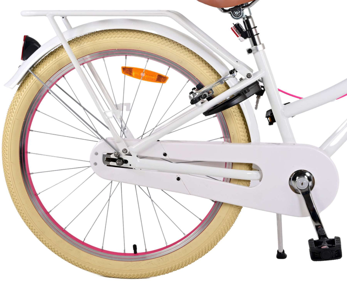 Volare Volare Kinderfiets Meisjes 24 inch Wit Twee handremmen