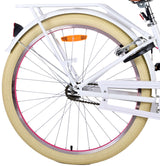 Volare Volare Kinderfiets Meisjes 26 inch Wit Twee handremmen