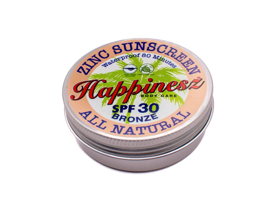 Happinesz Zonnebrandcrème SPF 30 Zink Bronze