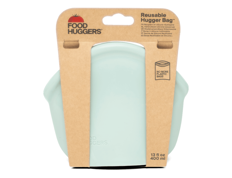 Food Huggers Herbruikbare Bewaarzak 400ml Jade Solid