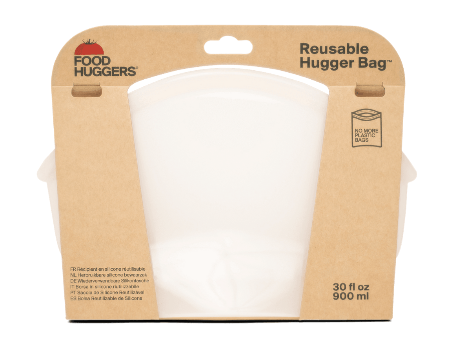 Food Huggers Herbruikbare Bewaarzak 900ml Champagne Frost