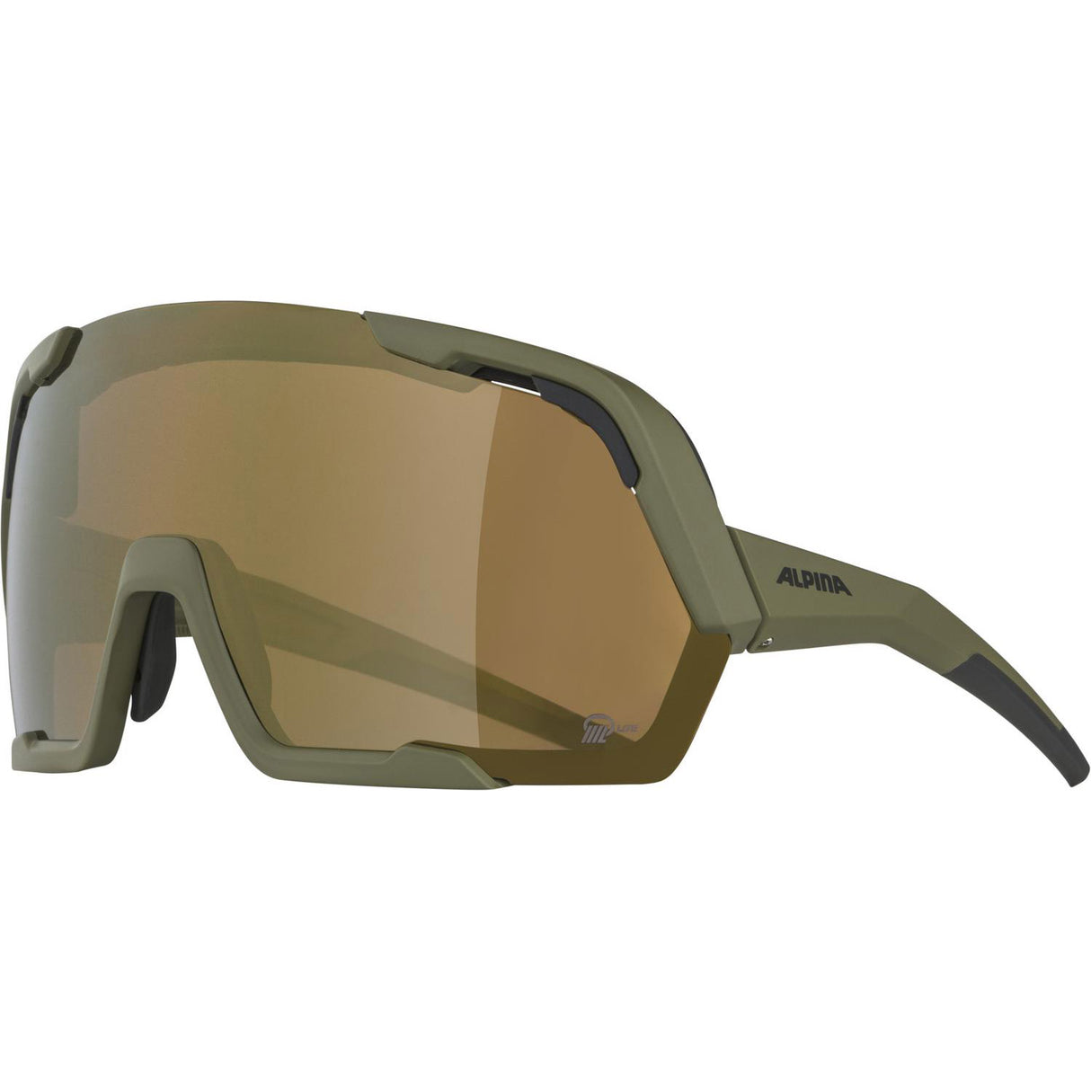 Olympic sportswear alpina sports sportbril rocket bold q-lite olijf
