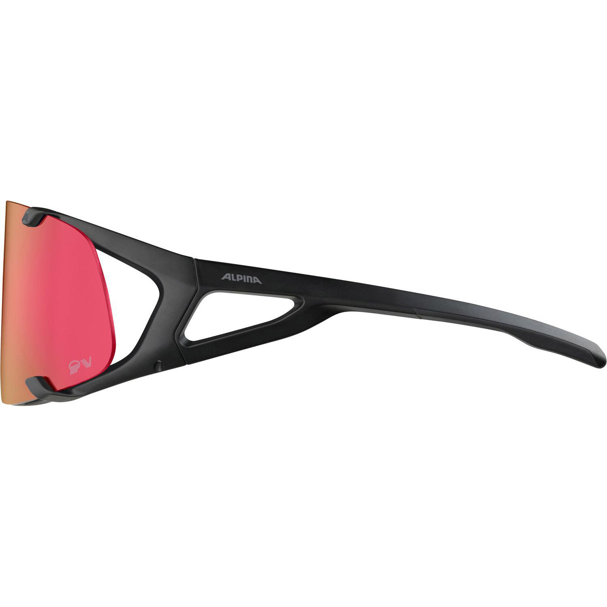 Olympic sportswear alpina sports sportbril hawkeye qv mat zwart