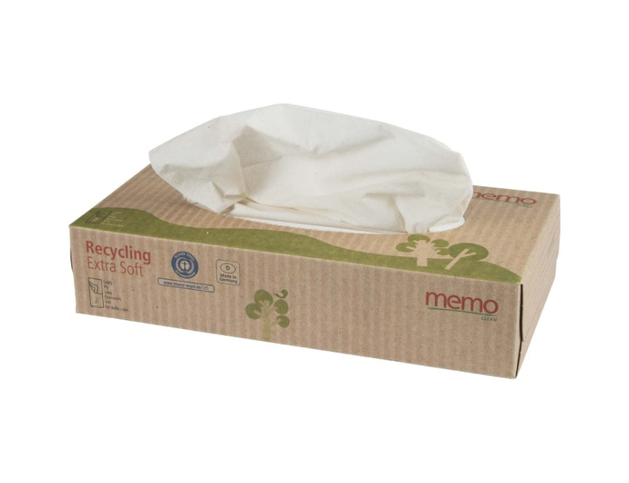 Memo Cosmetische doekjes 2-laags Recycling Extra Zacht