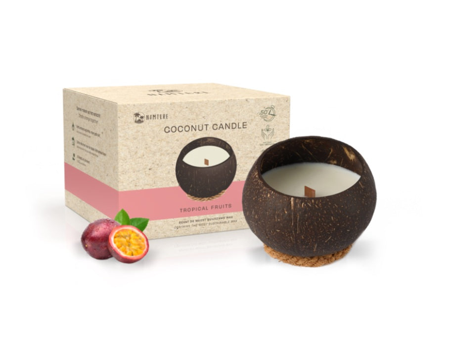 Namture Kokosnoot Kaars Tropical Fruit