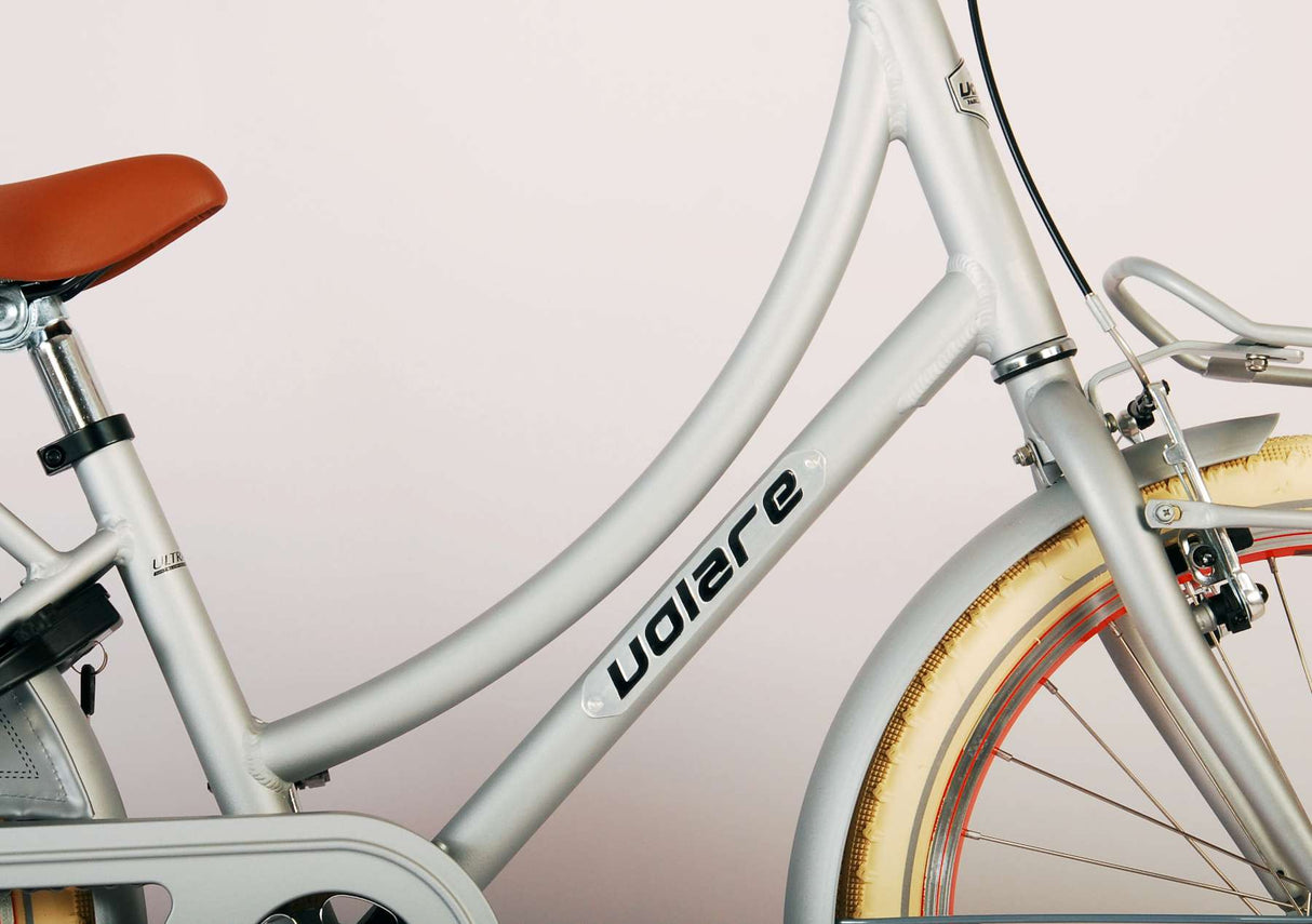 Volare Oma Kinderfiets Meisjes 20 inch Mat Zilver