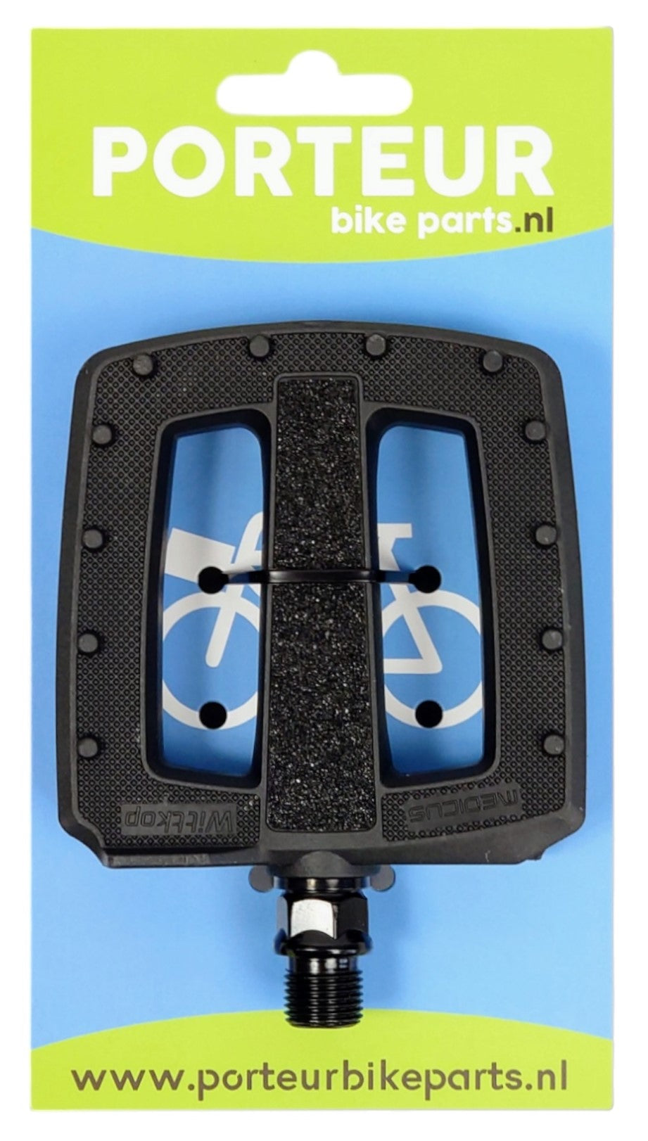 Porteur pedalen zwart medicus